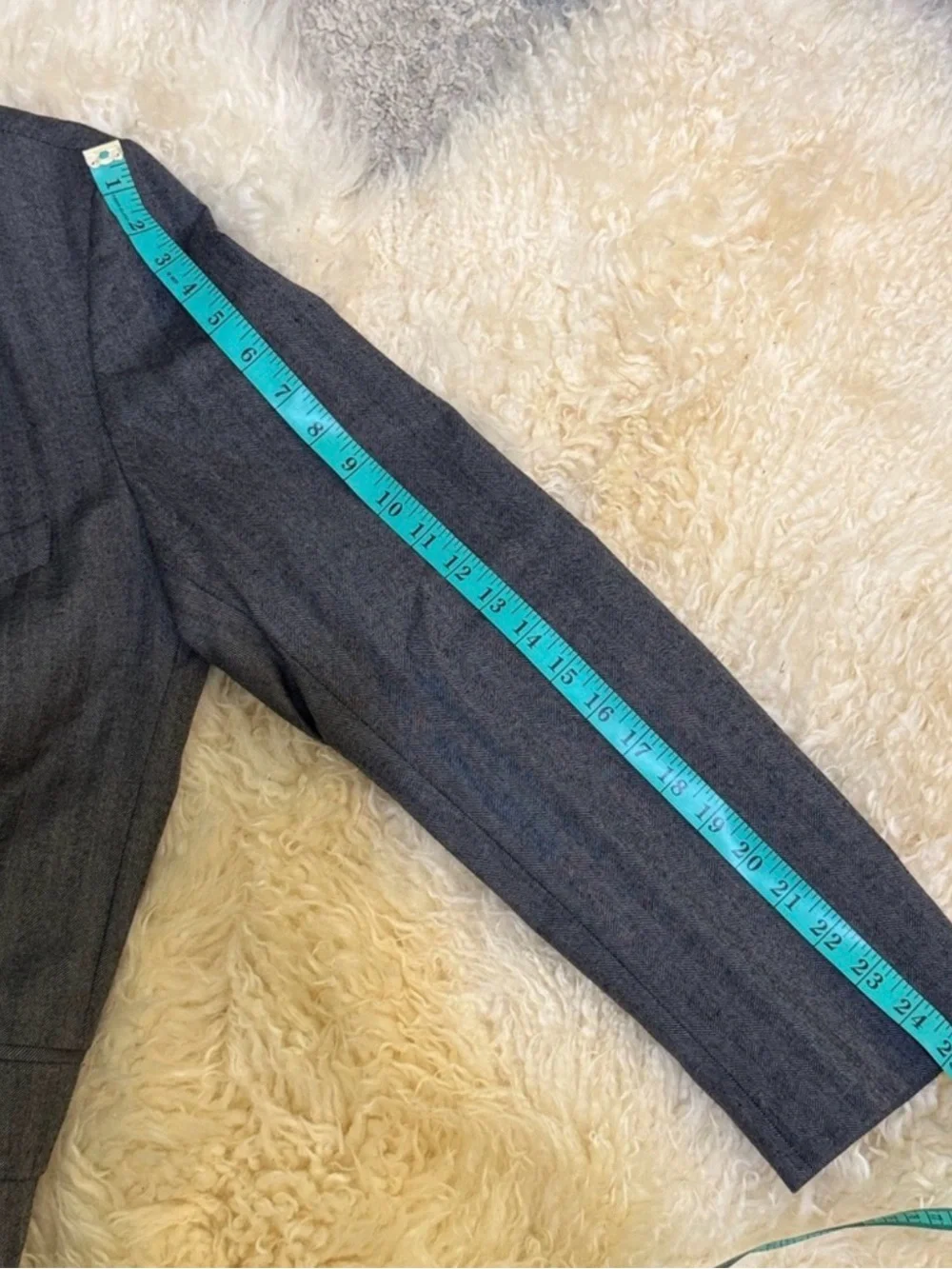 Barneys New York Gray Pinstripe Three-Piece Suit